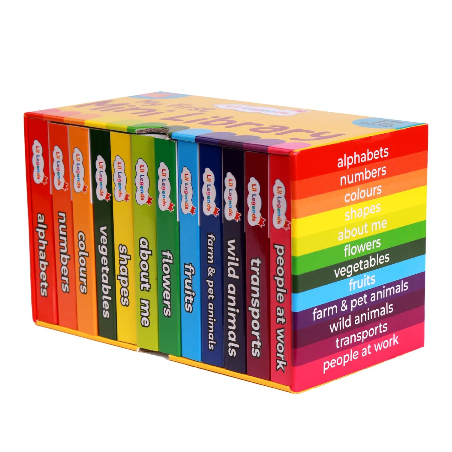Oswaal Lil Legends Mini Library Vol 1, early learning board books for children