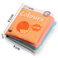 Firstcry Intellibaby Soft Sensory Cloth Book Set for Babies 6 Books Multicolor