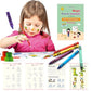 New Auto Erase Magic Copy Books for Kids – Reusable Handwriting Practice Set with Magic Pen & Refills